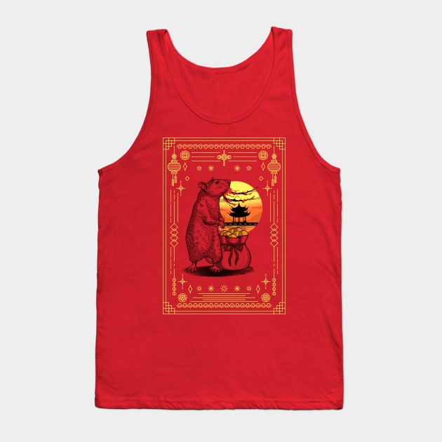 The Year of the Rat Tank Top by Sachpica